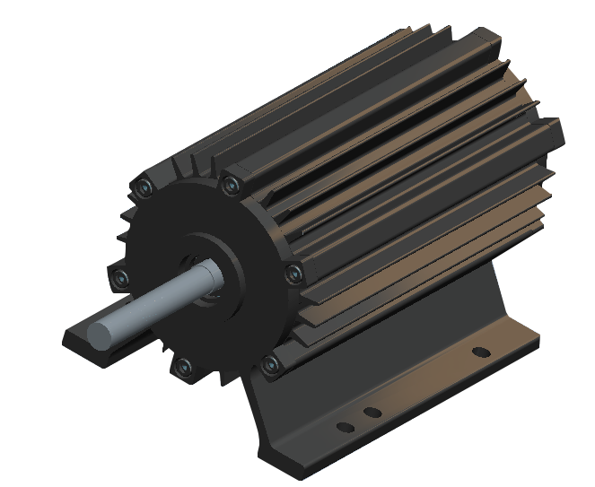 BL130 130 ミリメートル直径産業用ヘビーデューティブロワーモーター 230VAC 2kW モーター